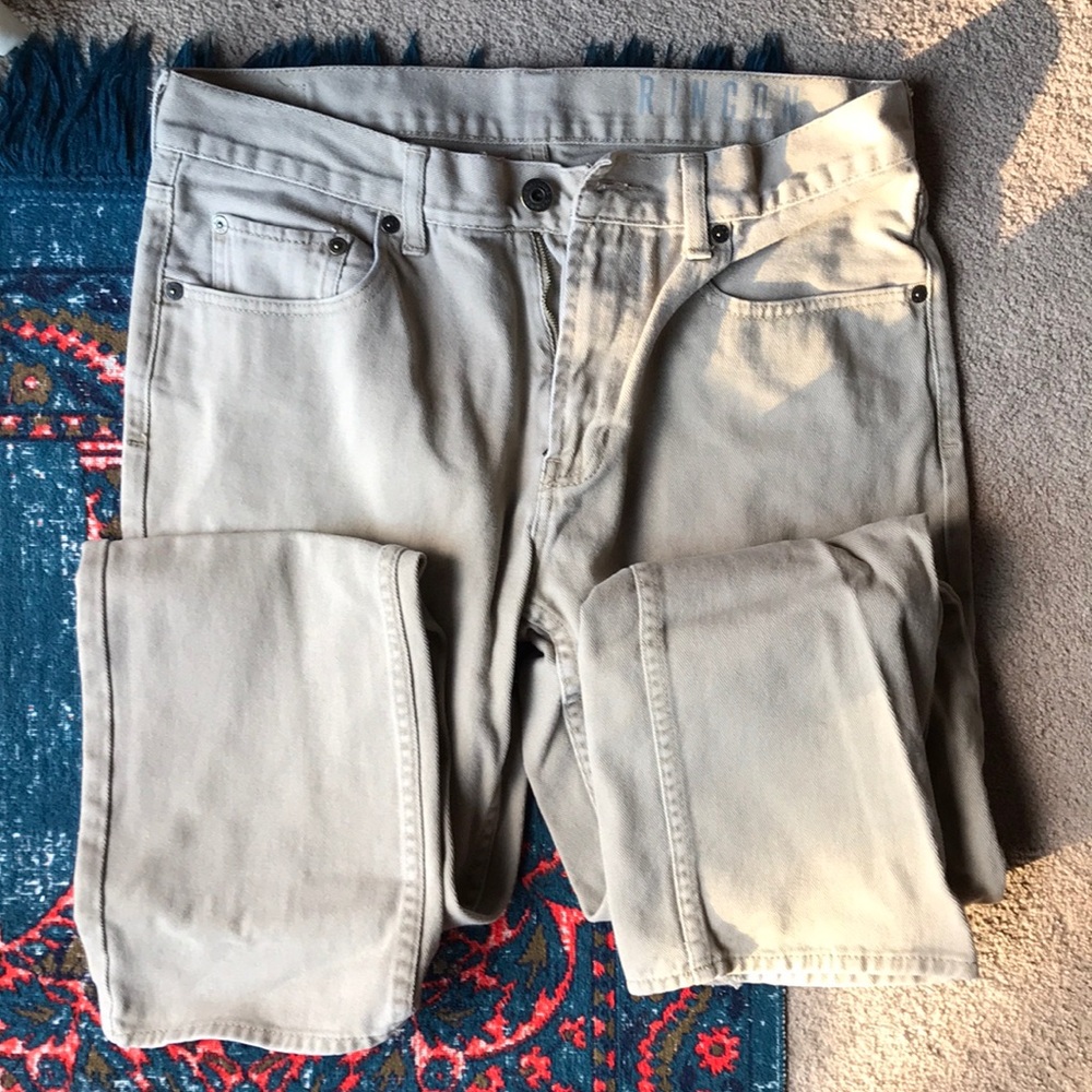 Bullhead Rincon Tan heavy duty jeans